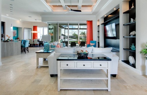 Punta Gorda House | NEW Luxury Executive Waterfront Home in Punta Gorda Isles! Dock, Pool/Spa, Beach Essentials, Bikes