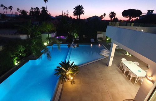 Denia Villa | NEW! Modern Beach Front Villa With HUGE Pool,Jacuzzi, Barbacoa, Parking & Views