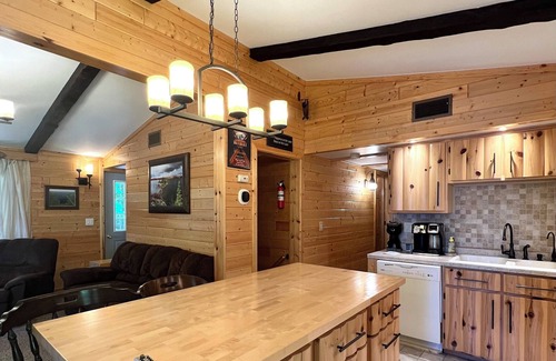 Presque Isle Cabin | New! On water! Large Yard!