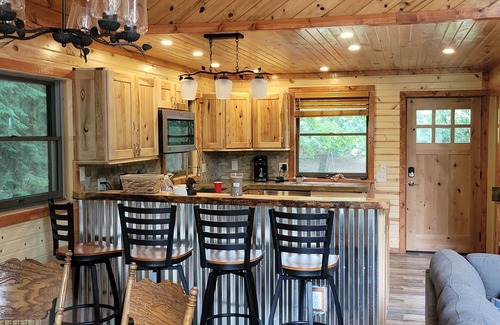 Thompsonville House | Newly remodeled Beautiful Betsie river home 500'waterfrontnSki fish explore