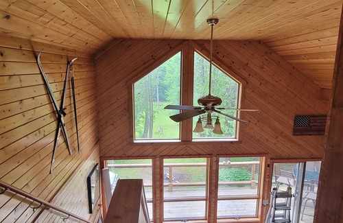Thompsonville House | Newly remodeled Beautiful Betsie river home 500'waterfrontnSki fish explore