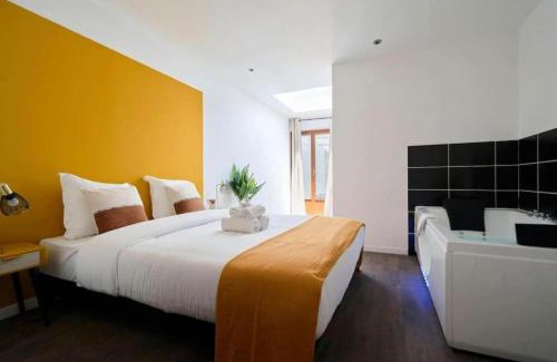 Roubaix Apartment | NG Prestige - Lille I Roubaix Jouffroy - Balnéo - Netflix - Wifi - Kitchenette - Jardin