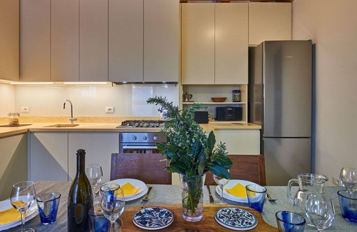 Caprino Veronese House | Nice apartment in villa for 8 people with WIFI, TV and patio