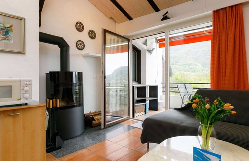 Capriasca Apartment | Nice apartment for 4 people with WIFI, pool, TV, patio and panoramic view