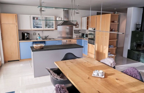 Sumvitg Apartment | Nice apartment for 6 people with WIFI, TV, patio and panoramic view