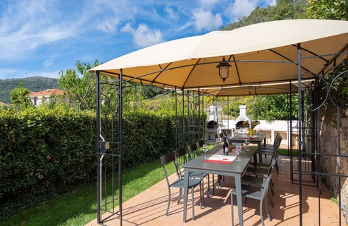 Pietrabruna Apartment | Nice apartment for 6 people with WIFI, pool, TV, patio and panoramic view