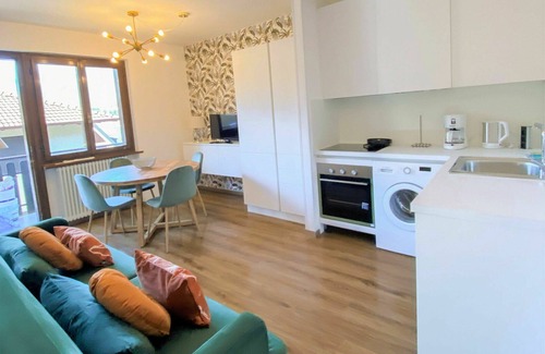 Molina di Ledro Apartment | Nice apartment for 5 people with WIFI, pool, TV, balcony and pets allowed