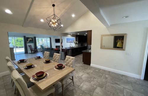 Lake Forest House | Nice backyard with pool and outdoor BBQ