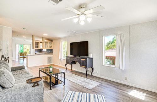 Crescent City House | Northeast Florida Home with Pond Views and Fire Pit!