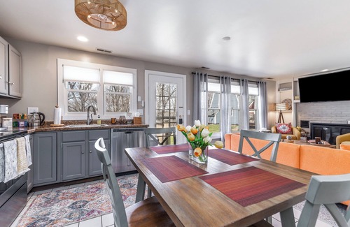 The Galena Territory House | Not-So-Tiny Tiny House with High-Speed Internet, 60-inch TV, Deck, and More!