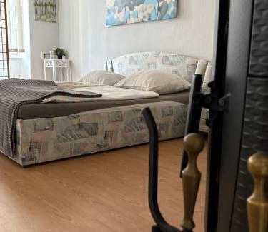 Annaberg-Buchholz House | Nr 3 Großzügiges Kamin-Zimmer mit King-Size Bett im Zentrum WLAN TV gute Laune