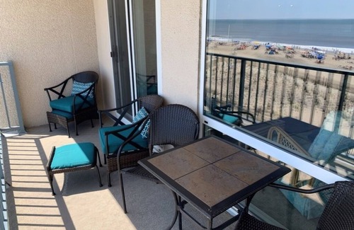 South Rehoboth Condo | OCEAN FRONT CONDO. ENJOY YOUR MORNING COFFEE SITTING ON YOUR PRIVATE BALCONY WATCHING THE SUNRISE.
