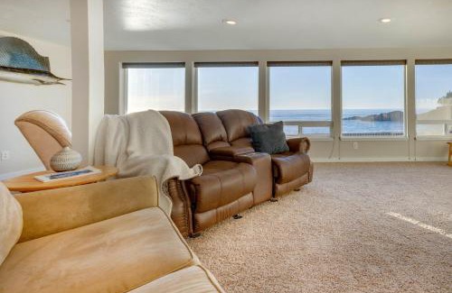 Depoe Bay Apartment | Ocean Front Condo, Walk to Everything! Whale Watcher's Point
