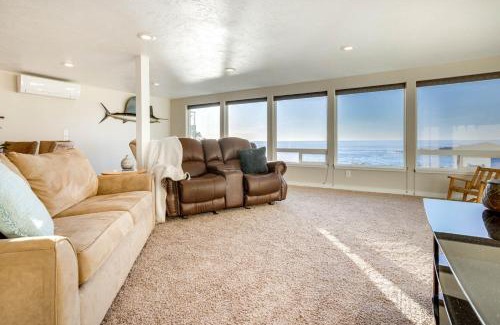 Depoe Bay Apartment | Ocean Front Condo, Walk to Everything! Whale Watcher's Point