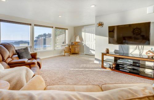 Depoe Bay Apartment | Ocean Front Condo, Walk to Everything! Whale Watcher's Point