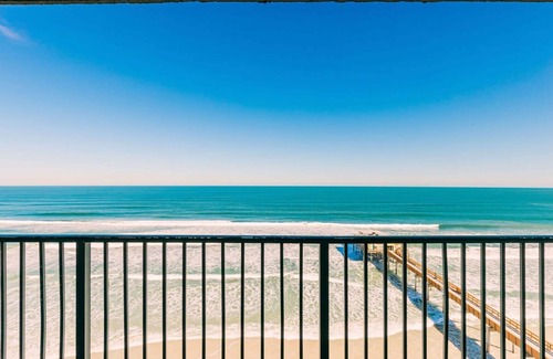 Daytona Beach Shores Apartment | Ocean Front Condo w Amazing Views Pool Hot Tub