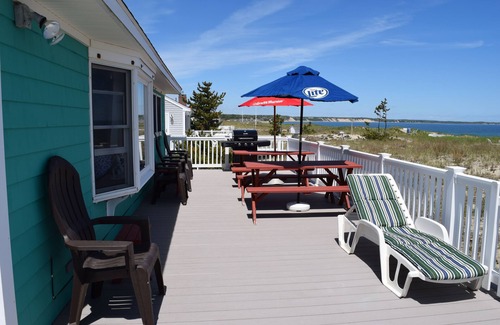 Sagamore Beach Cottage | Oceanfront Cape Cod Home on Private Beach Just Steps to the Ocean w/AC