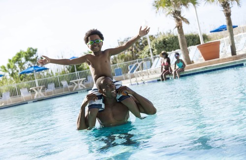 Arcadian Shores Resort | Oceanfront Double Suite w/Private Balcony + Official On-Site Rental Privileges