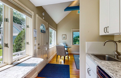 Town Landing House | Oceanfront home with A/C, firepit, gas grill, W/D, + separate studio