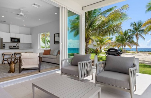 Northwest Point Apartment | Oceanfront Sunset Patio w BBQ Pool Gym Spa