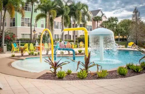 Kissimmee Apartment | October Deal Only 97 Dollars Free Disney Shuttle! Family Villa with Pool - 2 Beds, 2 Baths for 8 Guests - 3016