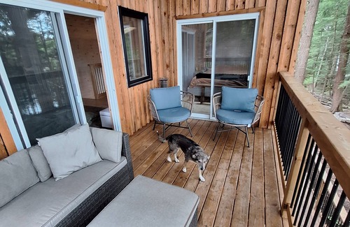 Wollaston Cabin | Off Grid Getaway. Water Access only! Luxury in the woods.