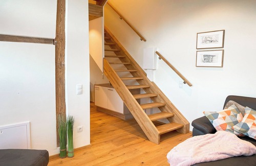 Ohne Apartment | Old barn - courtyard view - country house. Nature. Cycling