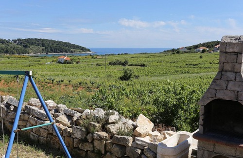 Vela Glavica Apartment | One bedroom apartment with terrace and sea view Lumbarda, Korčula (A-4429-a)