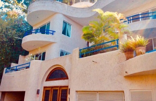 La Manzanilla Villa | Orange Apartment con vista al mar y a las montañas en casa elegante