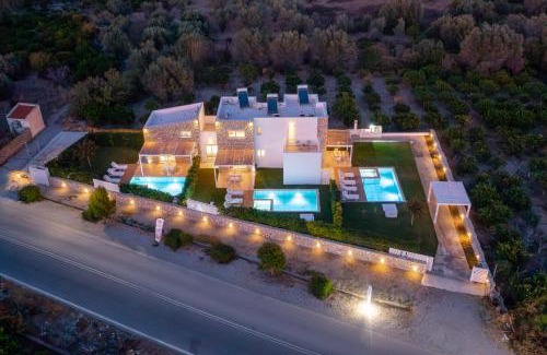 Archangelos Villa | OSSIANO POOL VILLAS, Heating Pool, 2 min drive to Haraki Beach & 10 to Lindos