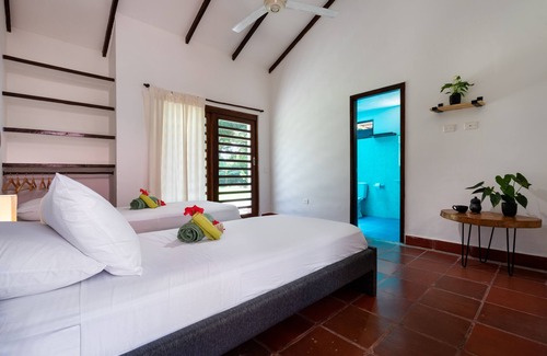 Palomino Cabin | Our Forest lodge consists of 7 rooms, a mandala-style garden