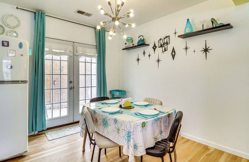 Albuquerque House | Outdoor Bar & Large Pool: Retro ABQ Retreat!