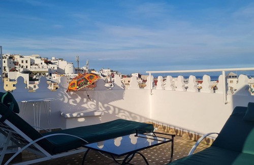 Tangier House | Panoramic view of the sea and the Kasbah