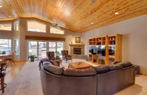 Sierra Pines House | Patio and Forest View Peaceful Show Low Home