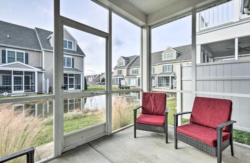 Rehoboth Beach House | Patio and Pool Access Rehoboth Beach Retreat