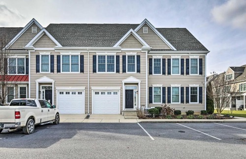 Rehoboth Beach House | Patio and Pool Access Rehoboth Beach Retreat