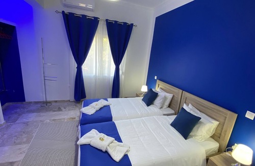 Paralia Apartment | Patras Blue Suite - ground floor apartment with all the necessary amenities.
