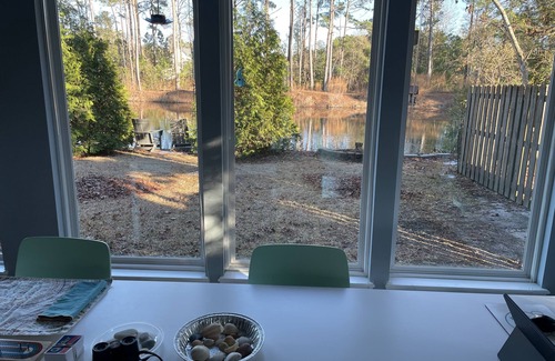 Hampstead House | Peace and quiet with ever-beautiful water views… and a short drive to the beach!