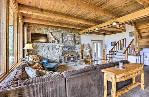 Garden Valley Cabin | Peaceful Cabin w/Mtn + River Views, Fire Pit