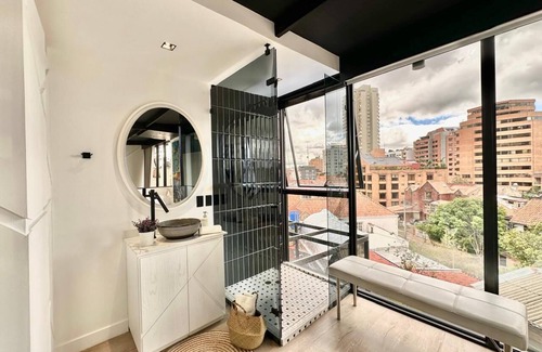Financial District Apartment | Pent House Duplex with Terrace and view of Bogota