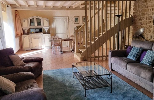 Vezac House | Perigourdine(5-8p) with a see on the Castelnaud' Castel