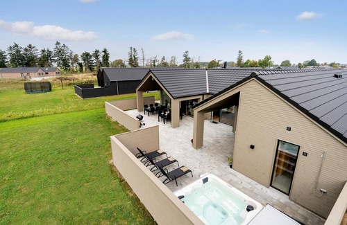 Hasmark Strand House | Pet friendly home in Otterup with sauna
