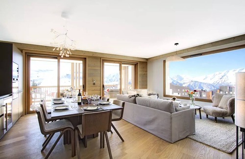 Bergers Apartment | PHOA23 Large apartment in residence with swimming pool at the foot of the slopes