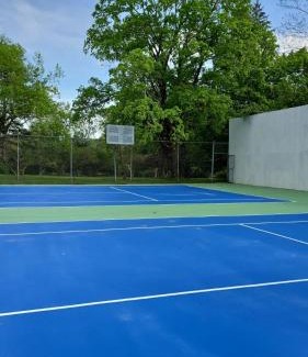 Beemerville House | Poconos Mansion with Pool Hot Tub and Sauna Tennis and Lake