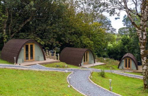 Laugharne Cabin | Pods @ Broadway Standard with hot tub