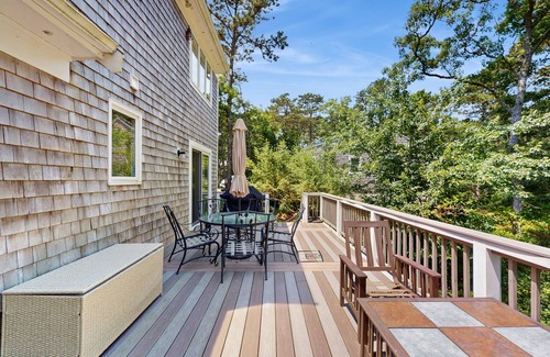 South Dennis House | Pond view home w/AC, sunroom, kayak & near town and beaches