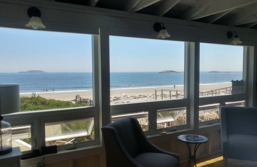 Phippsburg Cottage | Popham Beach Direct Oceanfront Cottage Steps to the sand