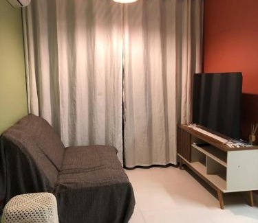 Ilheus Apartment | Praia dos Milionários - Ilhéus - Apartamento Duna 403 com 2 quartos - Completo - Vista mar - Conforto