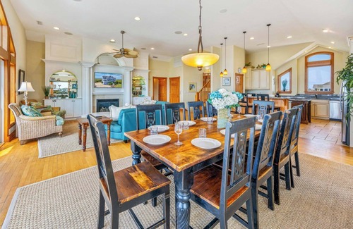 Wind Over Waves House | Premier Soundfront Dog Friendly w/Pool, Hot Tub, Elevator, Pier, Home Theater
