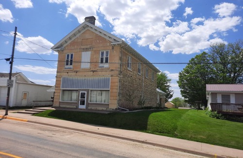 Colesburg Apartment | Primitive yet classy apartment in rural Iowa near small town shopping and hiking